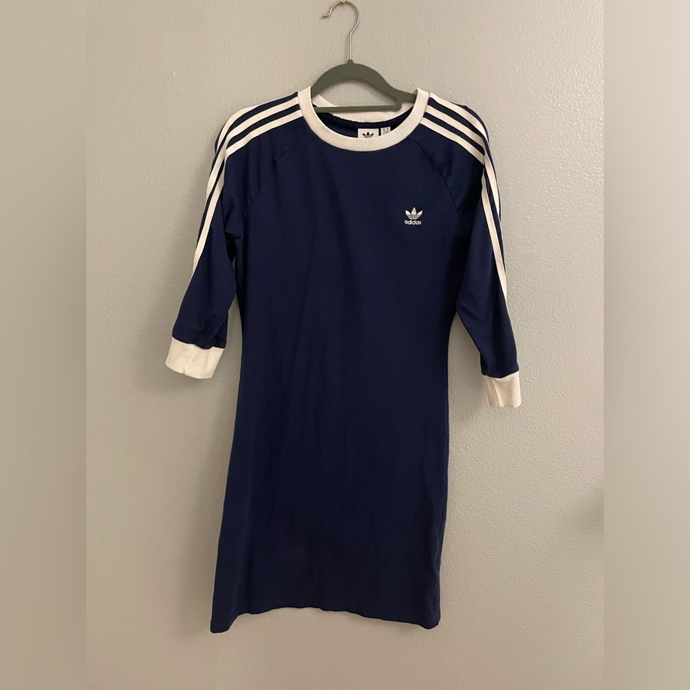Adidas 3 Stripe Bodycon Mini Dress